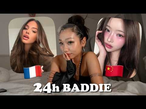 J’AI ESSAYÉ DE DEVENIR UNE BADDIE EN 24H 🇫🇷 vs 🇨🇳