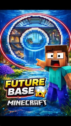 FUTURE BASE 😱 Minecraft #viral #shortsfeed #shorts