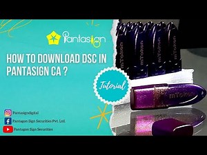HOW TO DOWNLOAD DSC | PANTASIGN CA |