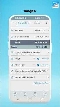 How to Create Estimate? Proforma invoice