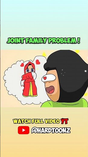 joint family problem! full video ‪@Hardtoonz22‬ #animation #hardtooz #shortsviral