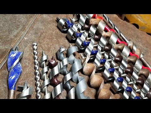 Ship Auger Bits Overview/Comparison & Drilling Test
