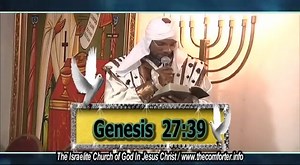 The God Sent Comforter shows the nation of Israel how much God loves this nation, Holy Apostle and Chief High Priest Tazadaqyah says If it wasnt for God we might have the judgement of Esau........ | The Nation Of Israel - The God Sent Comforter