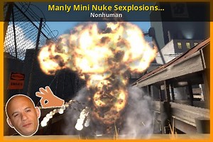 Manly Mini Nuke Sexplosions of Manliness Mod for Team Fortress 2 | TF2 Mods