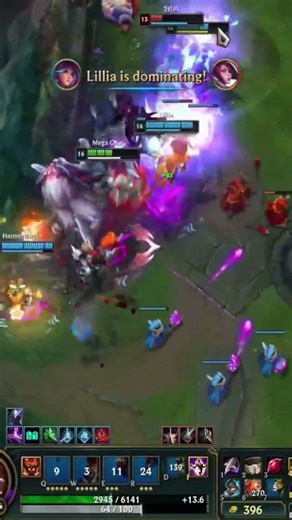 Gnar Ulti Interaction With Fiora Is Kinda Cool!🔥#gnar #leagueoflegends #gnarclips #shorts