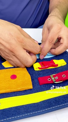 Multi-Functional Toddler Busy Bag for Skill Development