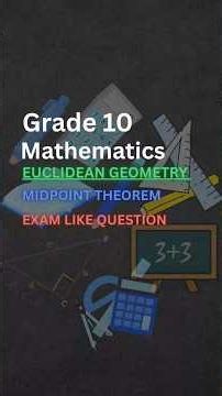 Can you solve this Grade 10 Maths Geometry Question? 📐 Solve for AB & Angle A!