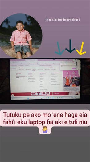 Ikai keu ilo eau pe teu lova tuki pe teu lova aka masii he ki'i tamasii talagofua koeni. Mategataapehe ai ho sino akoe. #highlightseveryone #norightstobackgroundmusic | Katalaina Kohinoa Fukofuka