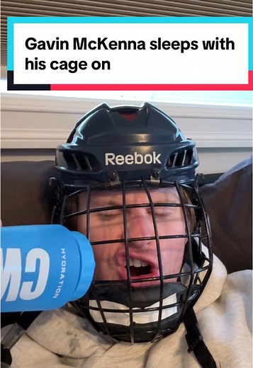 Gavin McKenna's Unique Sleep Habit at World Juniors