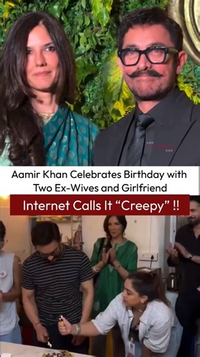 Amir Khan celebrate birthday with New girlfriend & Ex Wife’s |￼ #amirkhan #bollywoodupdates