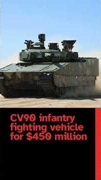 NEW CV90 infantry fighting vehicles for $450 million #shorts