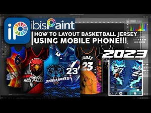 HOW TO LAYOUT BASKETBALL JERSEY USING MOBILE PHONE|2023