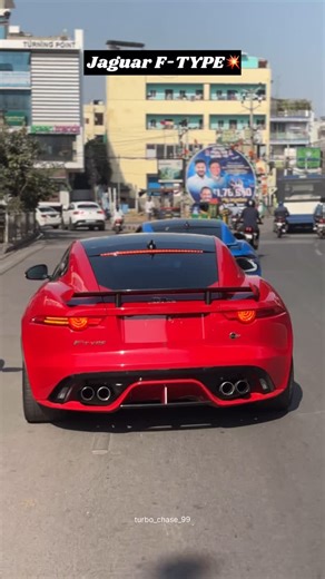 Turbo_Chase_99 on Instagram: "Jaguar F-type 🔥+💨=💥 #turbo_chase_99 #hyderbadsupercars #chase #hitechcarexpo #fallow #jaguar #jaguarftype #jaguarsupercar super"