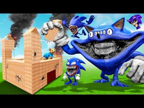 Can SONICS break into my FORT?! (Gmod Sandbox)