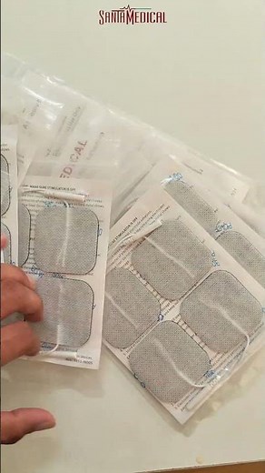 TENS Unit Replacement Pads | Reusable Electrode Pads | Electro Therapy | Santamedical | Unboxing