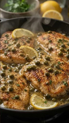 Chicken Piccata in 30 Minutes 🍋 Easy Restaurant-Style Chicken Recipe #cooking