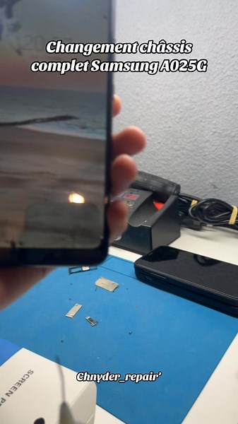 Changement Châssis Complet Samsung A025G à Perpignan