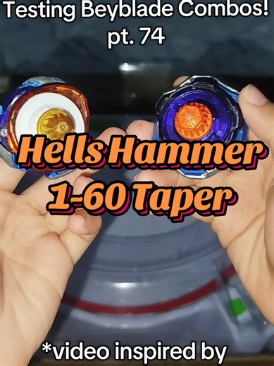 Testing Beyblade Combos! pt. 74 | Hells Hammer 1-60 Taper crdts to: @𝐕𝐑𝐓𝐗 | ʙᴀᴋᴀᴀ for this video. #foryourpage #beybladex #beybladephilippines #fypシ゚viral #holyfrickinairball