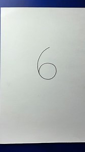 How to draw a peacock with number 6 step by step for beginners | Cosmic Candy Art