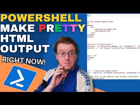 How to Create Pretty HTML Reports with PowerShell | Dynamic CSS Highlighting