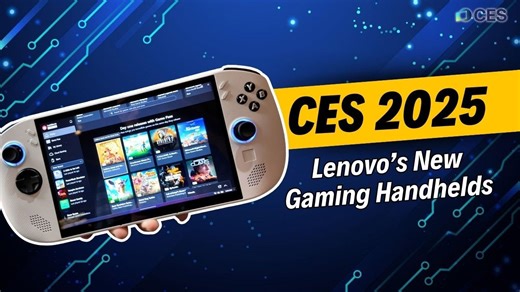 CES 2025: Lenovo's new gaming handhelds!
