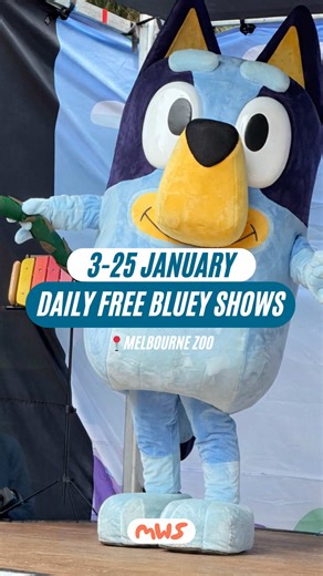 Bluey Interactive Show at Melbourne Zoo This January
