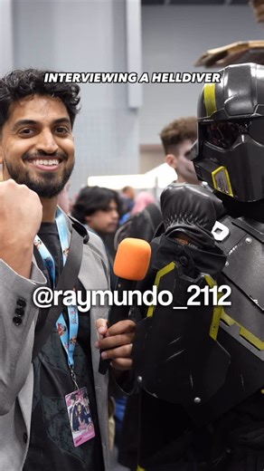 Shimmer ✨ on Instagram: "INTERVIEWING A FELLOW HELLDIVER! @raymundo_2112 #helldiver #helldivers2 #helldivers #helldivers2memes #helldiverscosplay #helldivercosplay #helldivers2game #helldivers2meme"