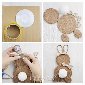 Super cute craft idea for Easter 🐰🫶 | Hobby Knitting Decoration Ideas
