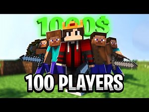 100 Players VS Extreme Challenges in Minecraft