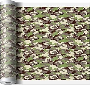PYD Life Hydro Sublimation Pattern Paper 15 in x 40 ft Transfer Sheet Roll for Sublimation Blanks Green Camouflage