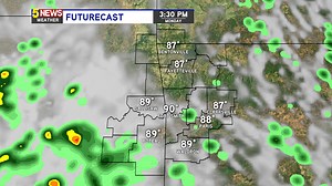 First Week Of September:  Pop Up Showers