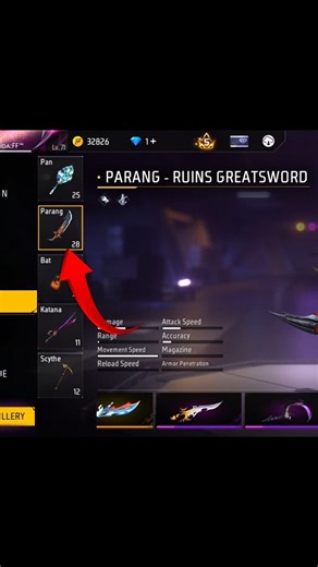 OMG Finally I Got Parang Skin 😱 Free Fire Free Rewards !!