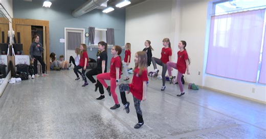 The Tiernan Irish Dancers ready for upcoming St. Patrick's Day performances