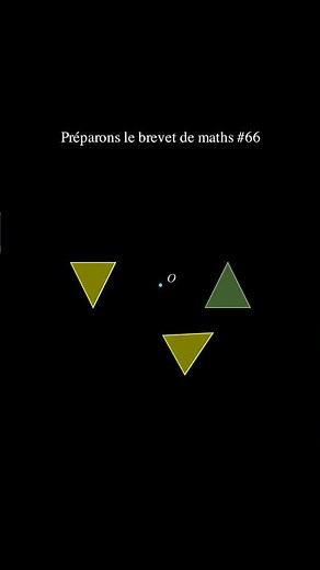 📘 DNB #66 – Symétrie centrale : rotation de 180 degrés