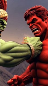 red hulk vs GREEN hulk