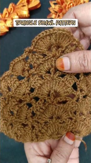 🤩EASY Crochet Pattern for TRIANGLE SHAWL, SCARF, AND PONCHU