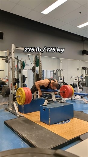 275 lb / 125 kg Bench Pull