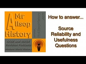 GCSE History source paper tips - reliability, usefulness and value revision