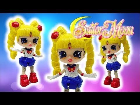 Sailor Moon Custom Mini Doll DIY Tutorial with Lil Shoppies Isabell