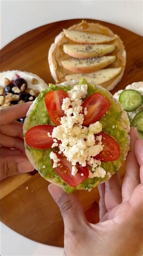 4 Ideas Fáciles para Preparar Galletas de Arroz 🥑🍎