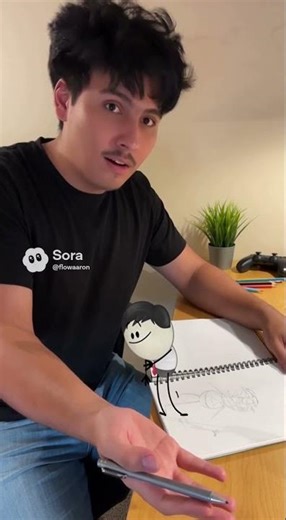 FlowAaron accidentally brings ‪@AumSum‬ to life #sora2 #aumsum