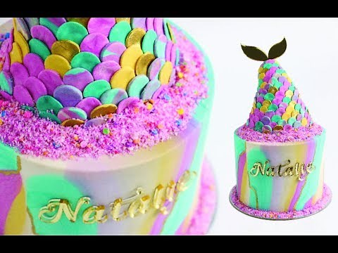 Mermaid Tail Cake Tutorial- Rosie's Dessert Spot