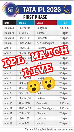 Ipl Indian Premier league Live match today live IPL 2026 #ipllive #ipl2026