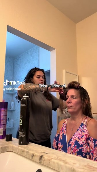 Early morning bathroom yap session