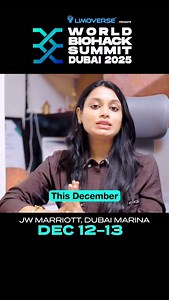 I’m thrilled to announce that I’ll be attending the World Biohack Summit on 12th December, a global gathering of innovators redefining health, longevity, and human performance. Can’t wait to learn, connect, and bring back powerful insights for your wellness journey. | Dr Rohini Somnath Patil