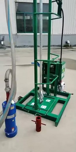 SJD-2C water well drilling rig, small portable water well drilling machine, can drill 100-180m depth