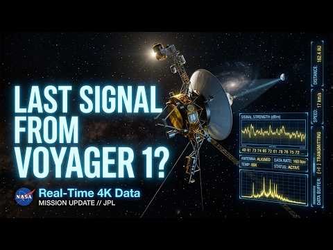 🌌 Deep Space Journey with Voyager 1 | 24/7 Relaxing Ambient Music for Sleep & Study"