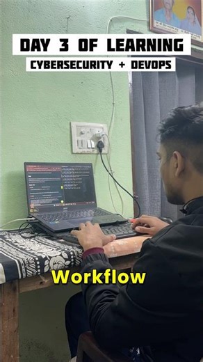 Day 3 | Linux Workflow for Cybersecurity & DevOps 🐧 #cybersecurity #devops #beginner #money #hacker