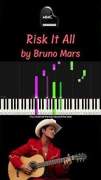 Risk it All by Bruno Mars piano cover/tutorial + sheet music + lyrics
