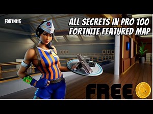 ALL Secret Buttons in Fortnite "Pro 100" Featured Game Mode!